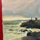 Oil on canvas "Côte Bretonne" signed Gallard - 19th century