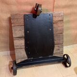 Table basse ancien chariot industriel