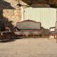 Walnut armchairs in Louis XV style, France