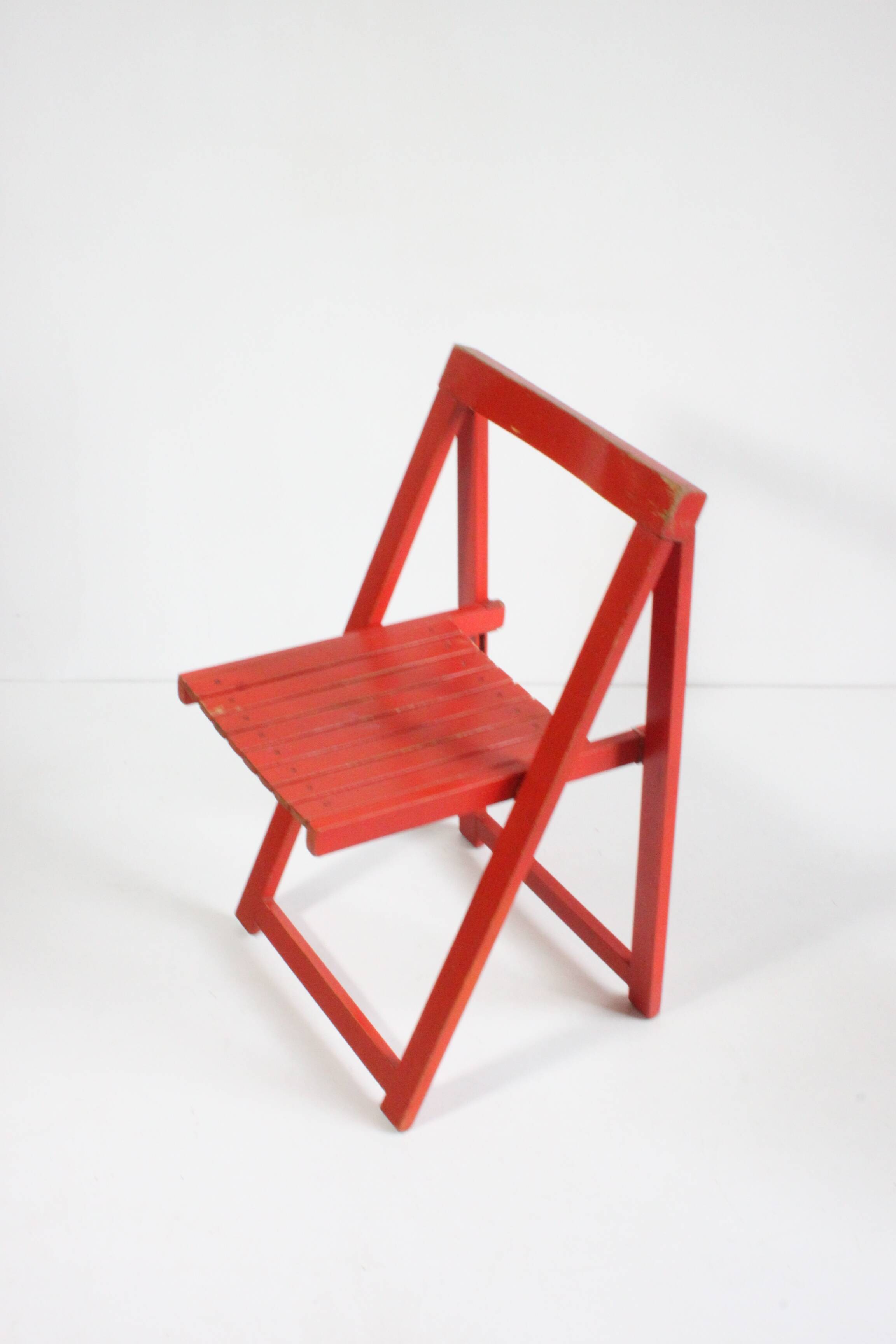 Vintage wooden folding chairs 1960s