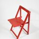 Vintage wooden folding chairs 1960s