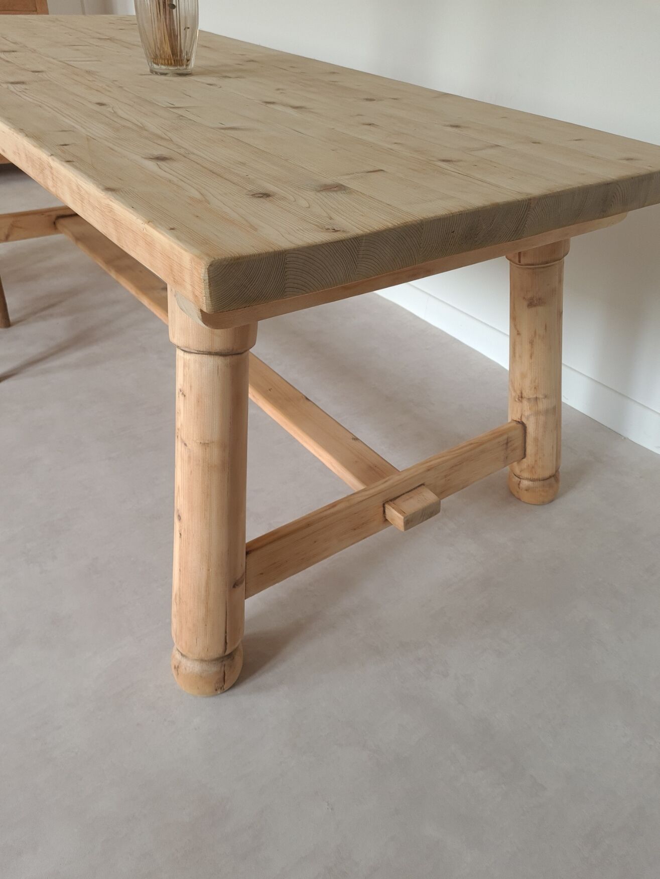 Brutalist farmhouse table