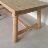 Brutalist farmhouse table