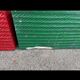2 red/green planters
