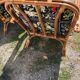 Set in vintage rattan sofa 3-seater seating and 2 seats