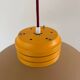 Vintage Danish design space age lamp in cool colour combination