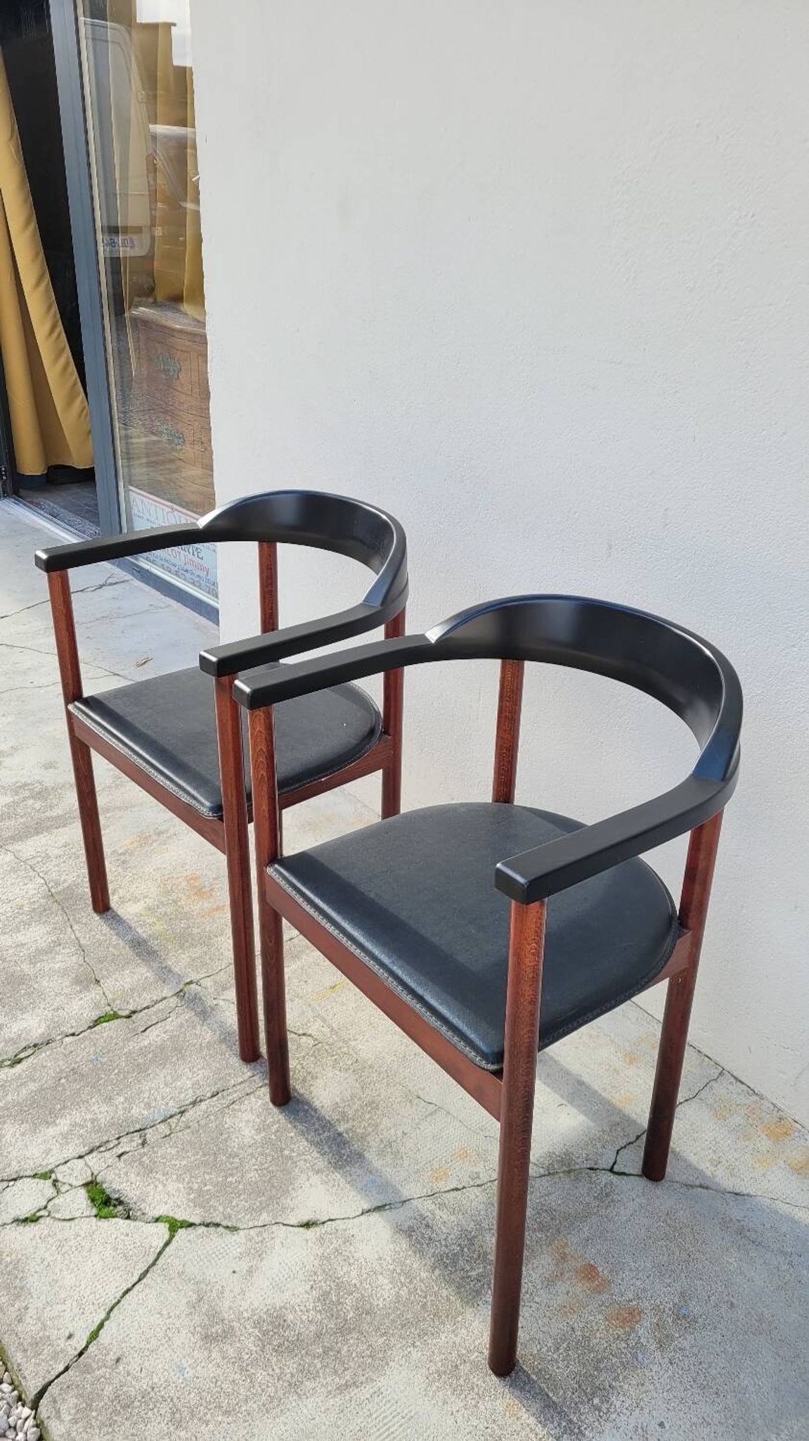 Pair of Scandinavian designer armchairs - 1970s