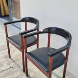 Pair of Scandinavian designer armchairs - 1970s