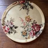 Vintage floral round top