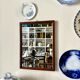 Dark wooden mirror ☐ 40 x 29.5 cm