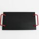 1930's Black Opaxite Glass Serving Tray