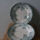 Set of 2 Lebacqz and Bouchart Saint Amand plates, early 20th century