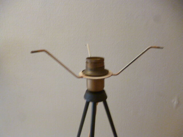 Lamp vintage of 50 years in resin