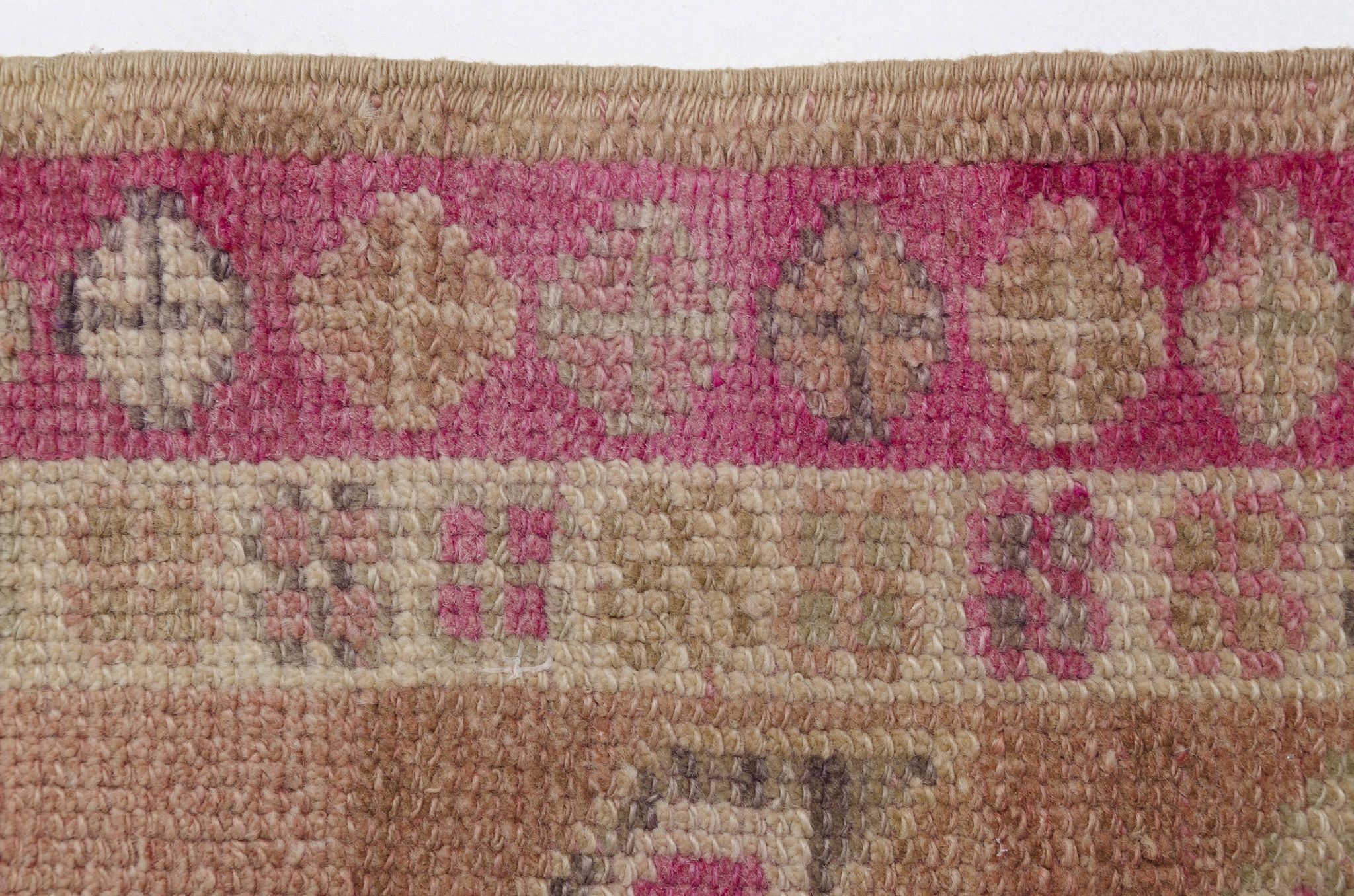 Tapis de couloir antique anatolien
