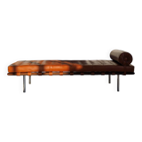 Barcelona day bed by Mies van der Rohe for Knoll - cognac leather