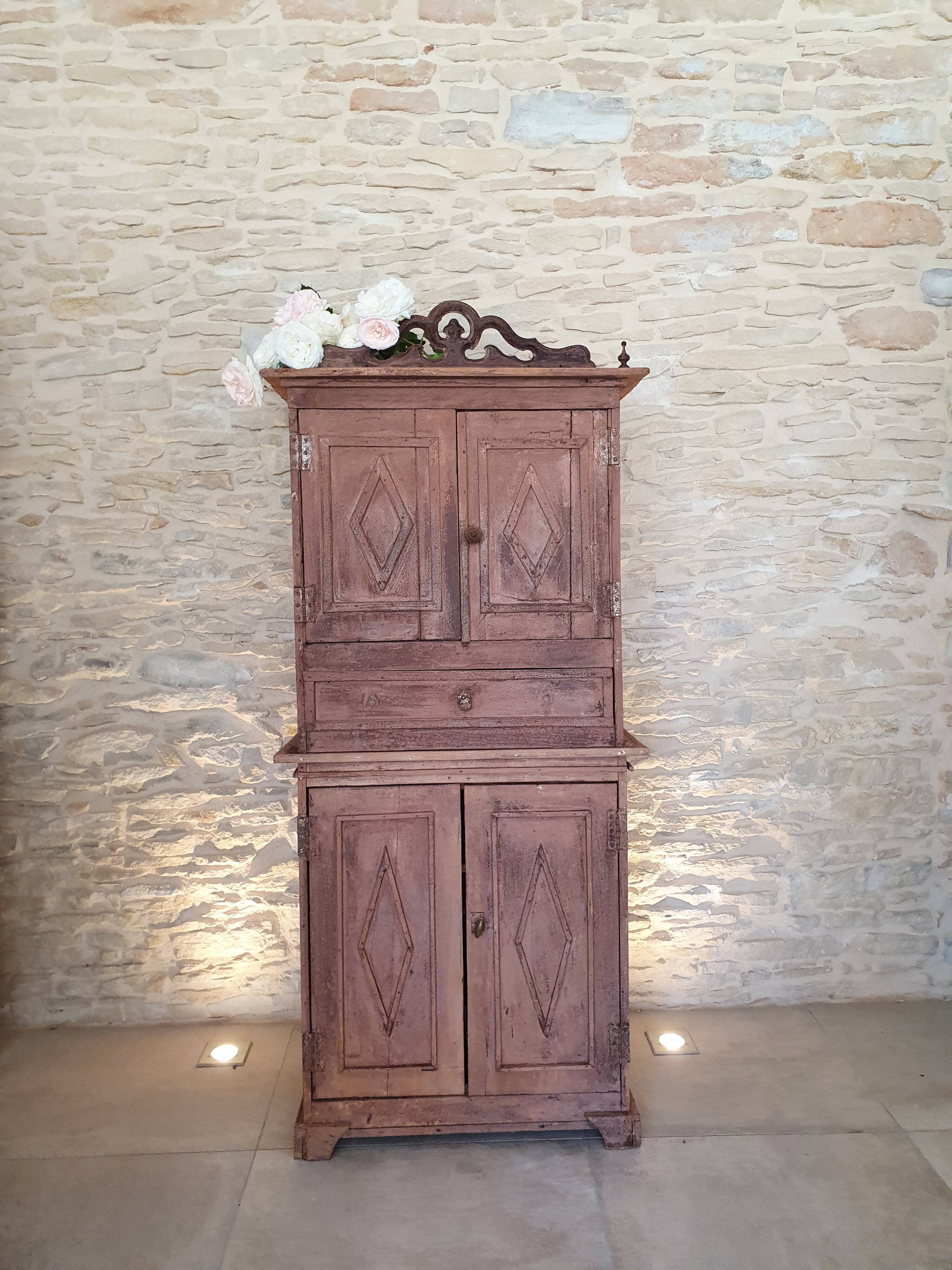 Wardrobe style folk art