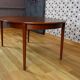 Scandinavian design round table in teak 1960