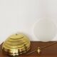 Brass Dome Pendant Lamp by Vereinigte Werkstätten