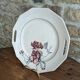 Plate with handles, Saint Amand ceramic serving dish, Simone model