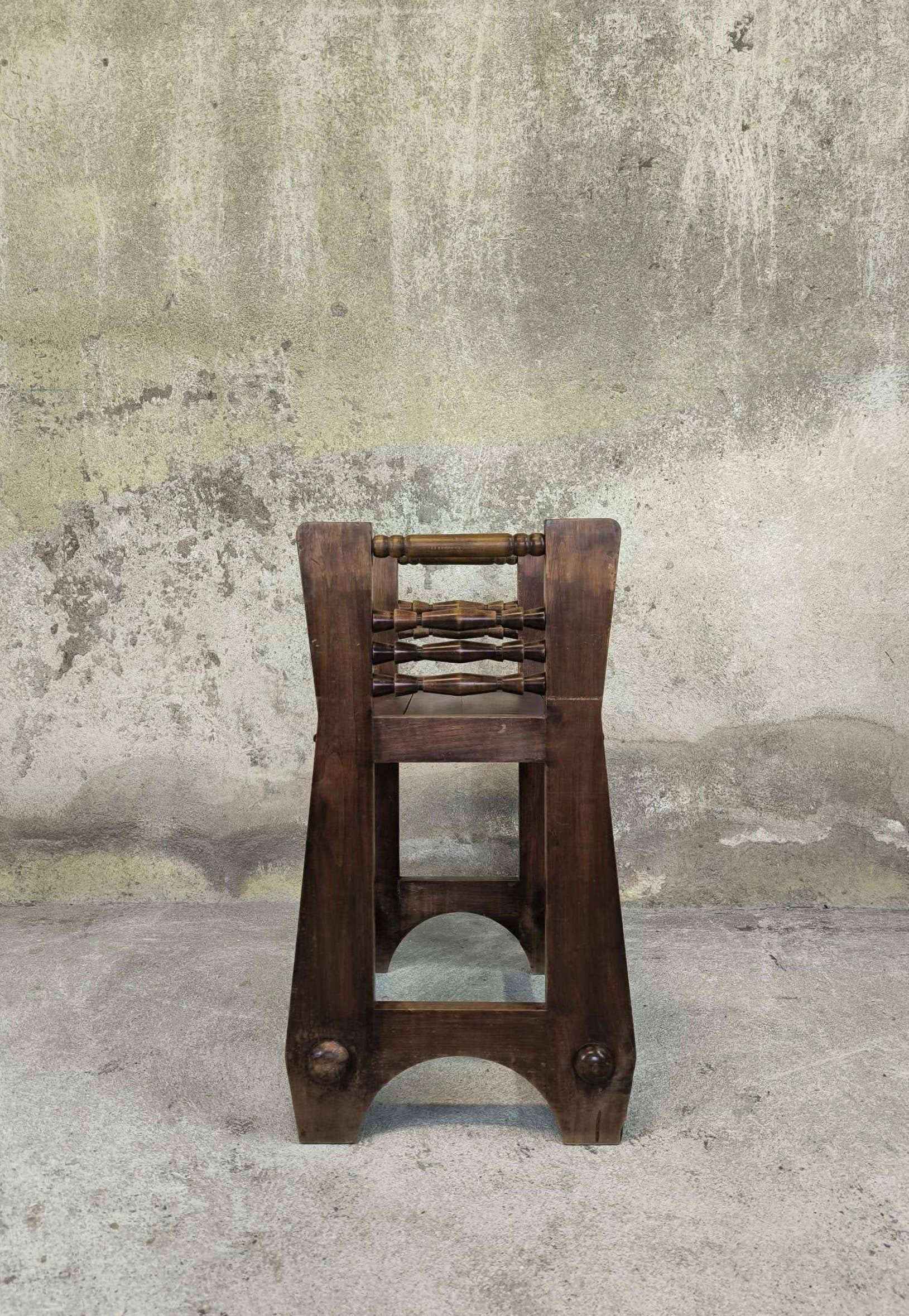 Vintage wooden stool