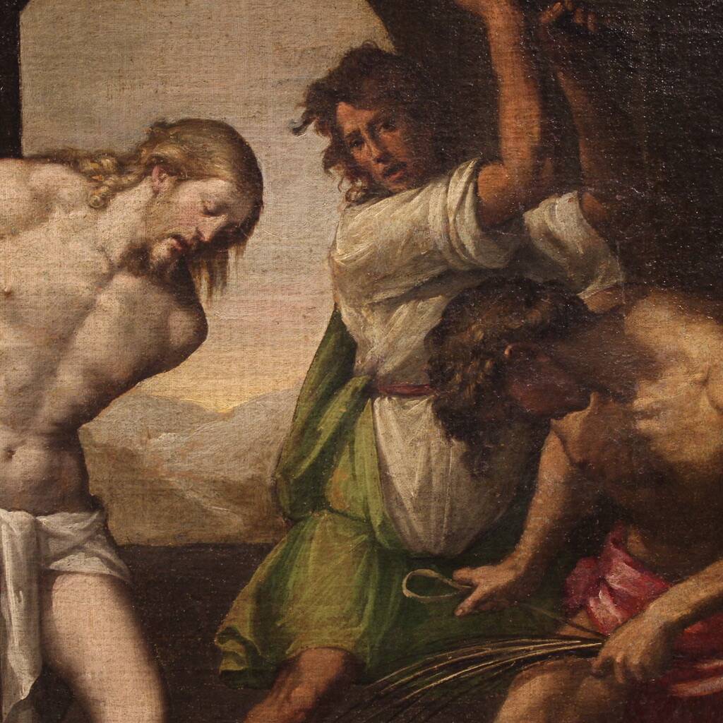 17th century Italian painting, Flagellation of Christ
