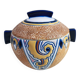 Pot amphore en porcelaine et son couvercle