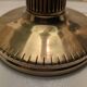 Antique Second Empire Napoleon III table lamp, 1870, brass and opaline glass
