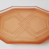 Trio de plateaux verre pamplemousse