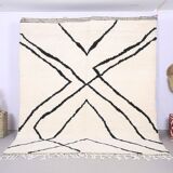 Handmade wool Berber rug 300X200 cm
