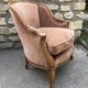 Louis XV style shepherdess armchair
