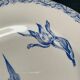 6 Ironstone Flat Plates K G Luneville Tulip Pattern