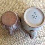 Set of 2 sandstone pots