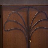 Vintage walnut bar/sideboard, Germany 1980s