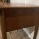 Scandinavian teak desk from the 1960s, length 110 cm