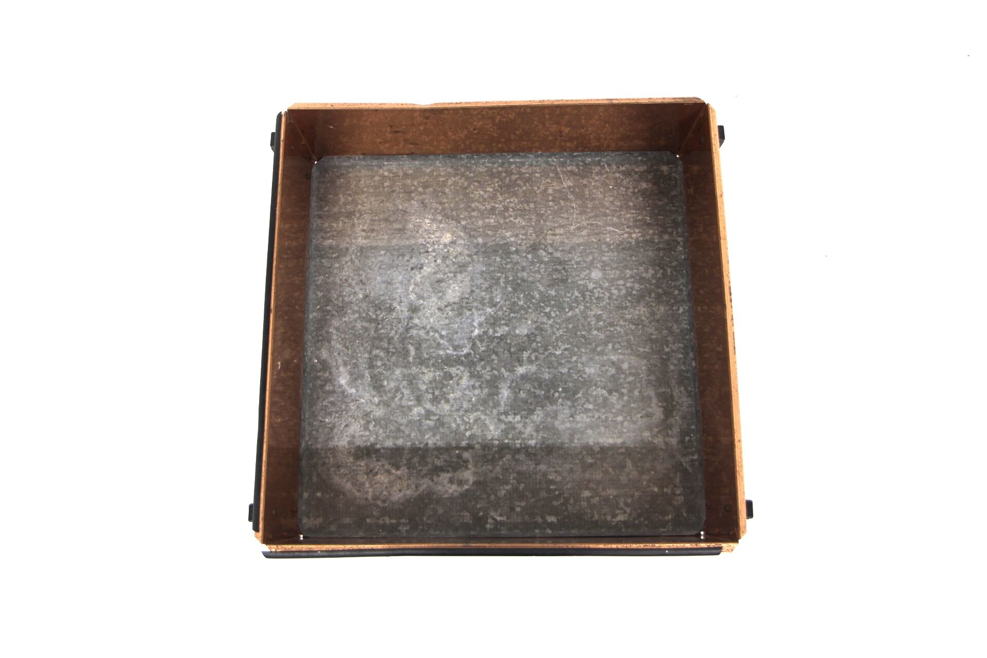 Scandinavian metal planter, Sweden, 1960