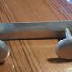 Set of 2 aluminium wall coat hooks