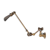 Early brass dugdills wall lamp