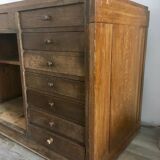 Wooden workshop counter