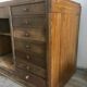 Wooden workshop counter