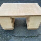 Bureau administratif extensible rénové en chêne du XIXème 130cm