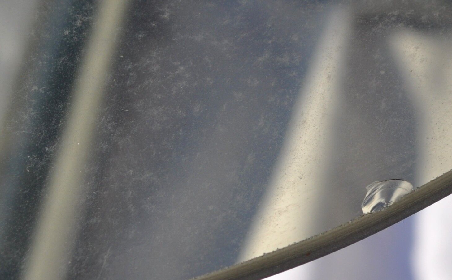 Table 70s glass/chrome