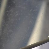 Table 70s glass/chrome