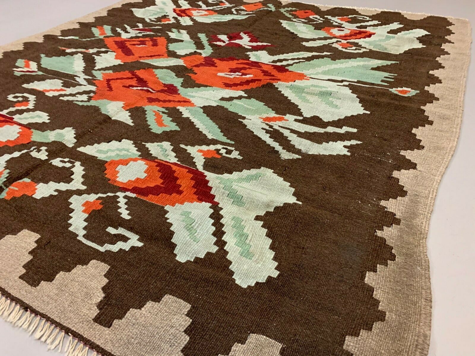 Turkish square kilim 165x150 cm wool