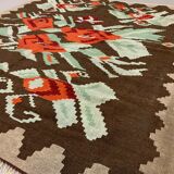 Turkish square kilim 165x150 cm wool