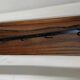 Antique Wall Shelf with Vintage Hooks