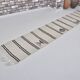 Tapis Kilim ancien en chanvre blanc vintage sku3885