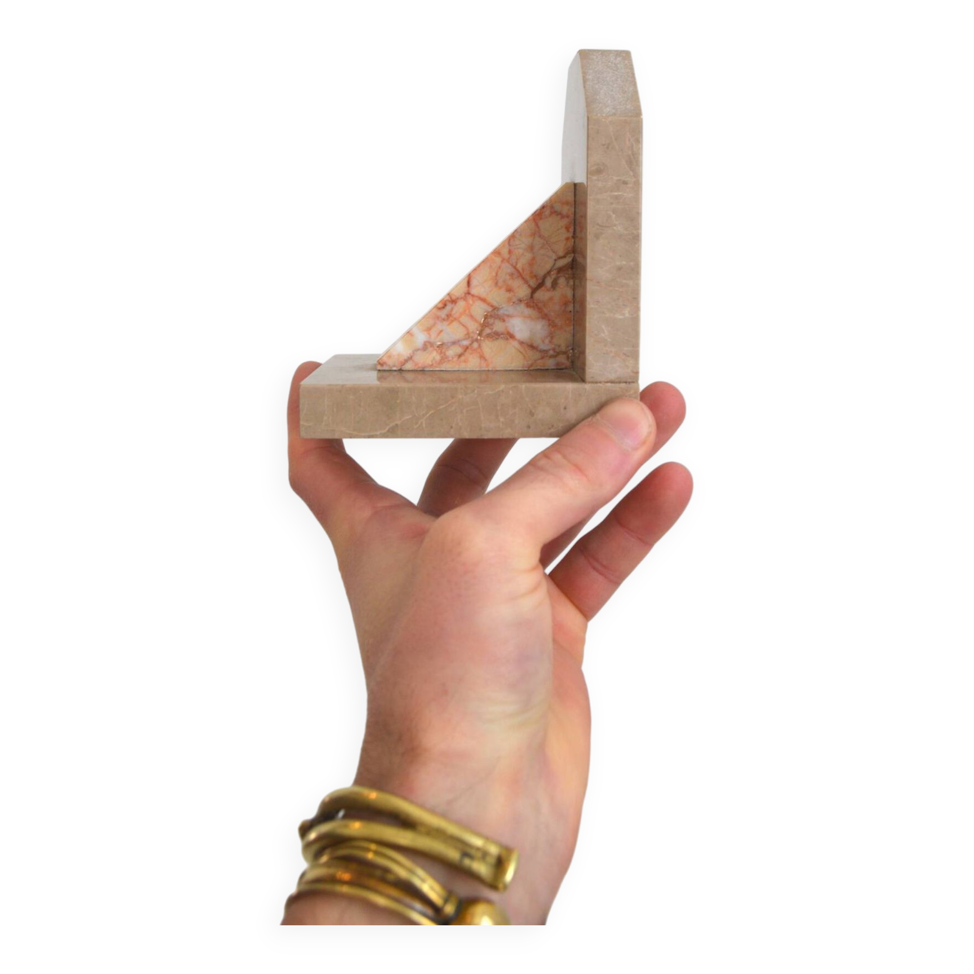 Marble bookends