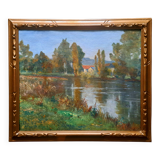 Tableau impressionniste - Huile sur  toile signée, 1920 - Ecole française