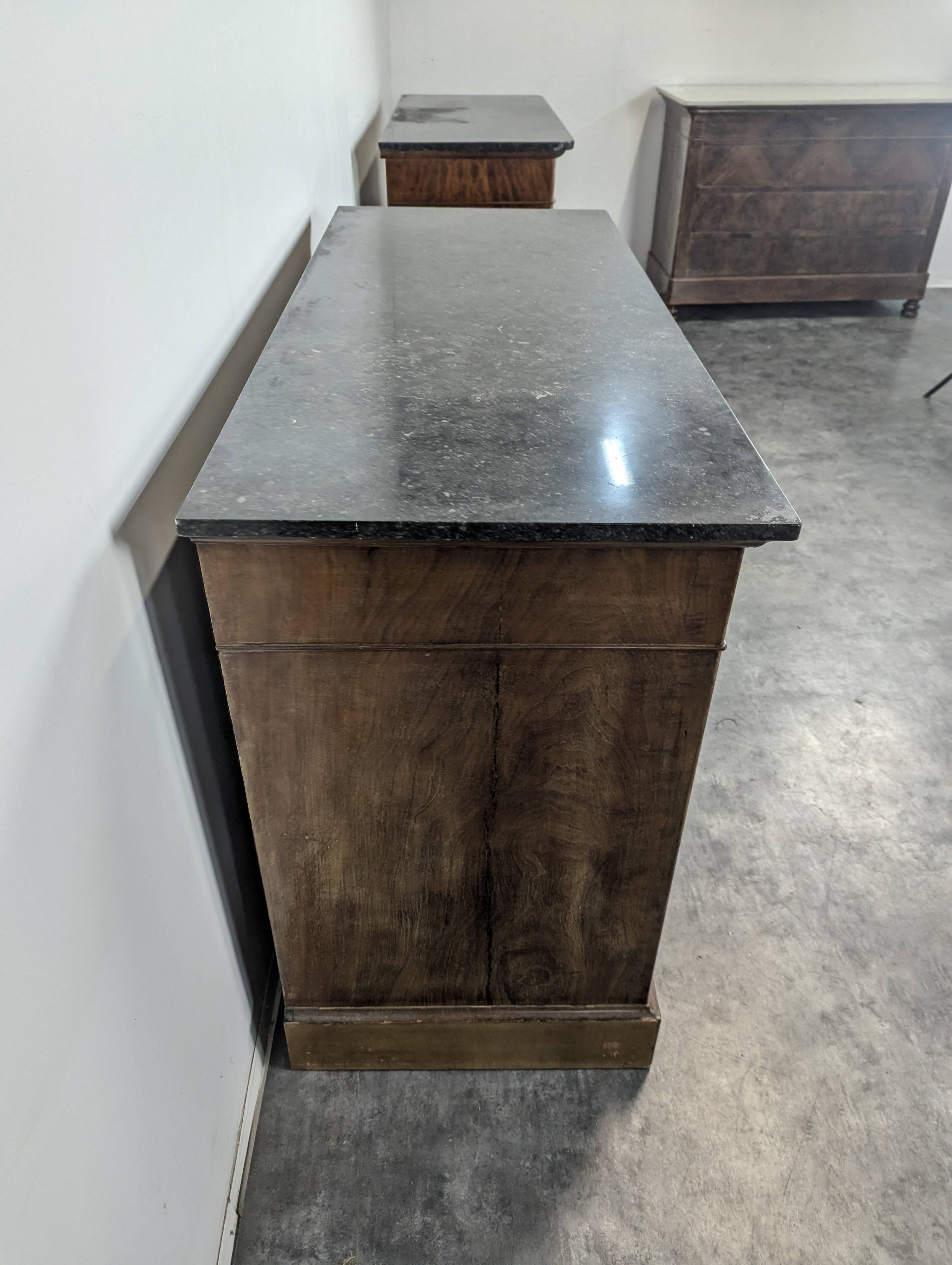 Louis Philippe two-door buffet in mahogany