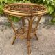 Table d’appoint en rotin des années 50´s France